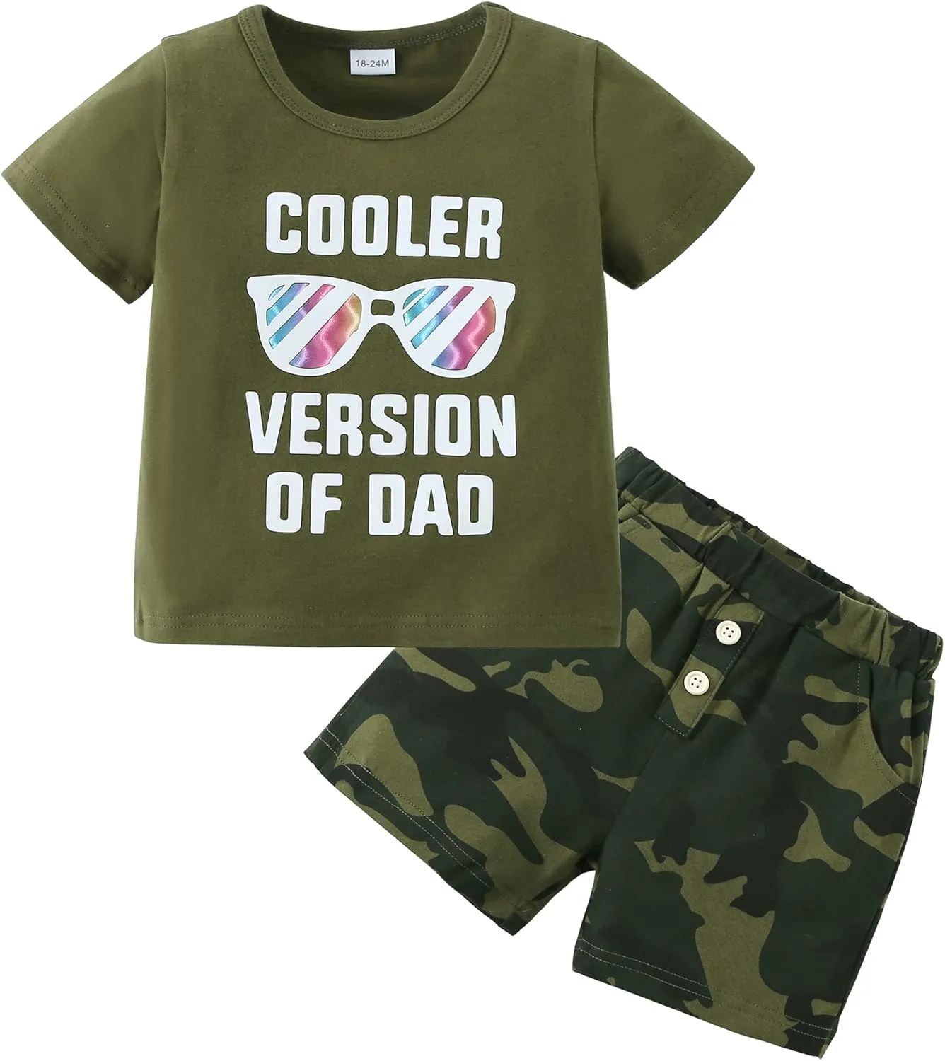 DISAUR Toddler Boy Clothes Little Baby Boys Outfits 2PCS Summer Short Sleeve With Pants Clothing Set for 1-5 Years