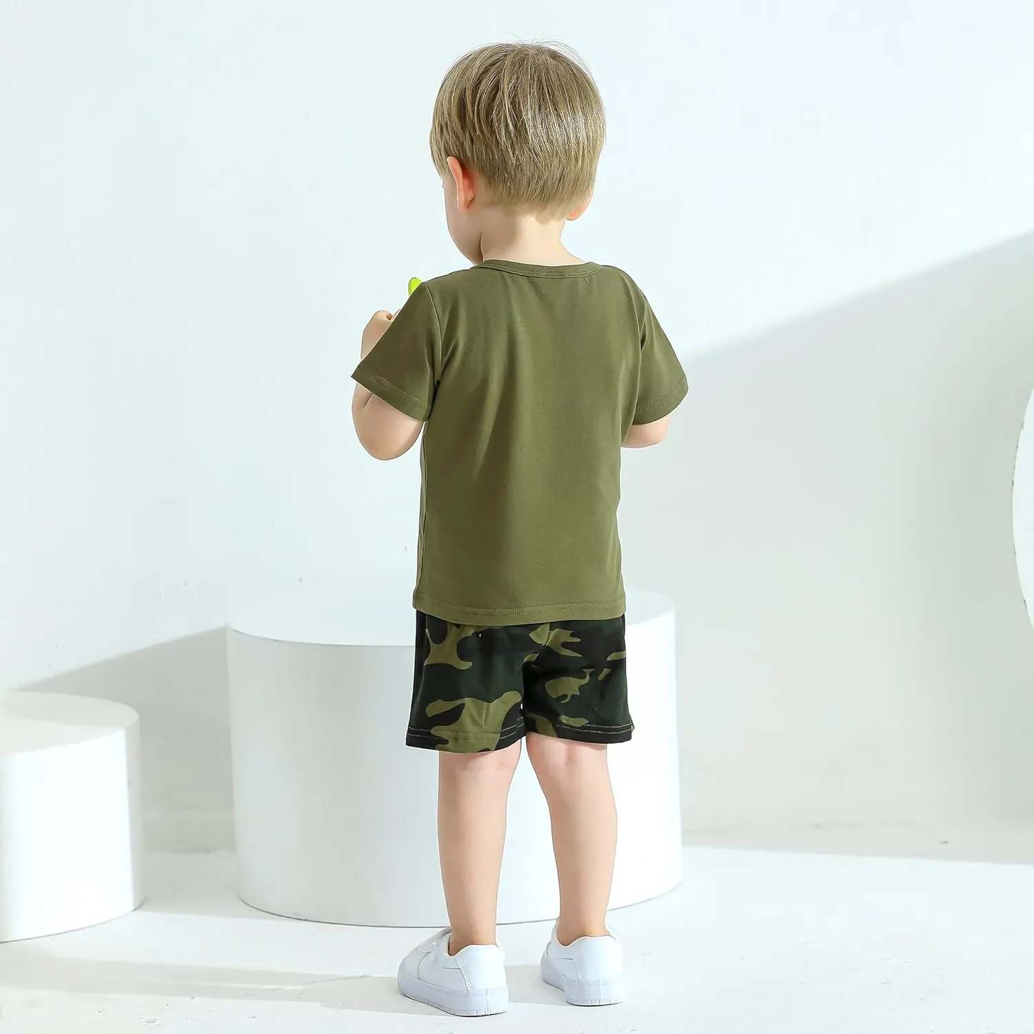 DISAUR Toddler Boy Clothes Little Baby Boys Outfits 2PCS Summer Short Sleeve With Pants Clothing Set for 1-5 Years