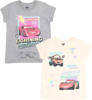 Disney Floral 2 Pack T-Shirts Infant to Big Kid Sizes (12 Months - 14-16)