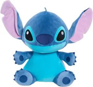 Disney Stitch Comfort Weighted Plush Stitch, 14-inch Stuffed Animal, Alien, Blue, Kids Toys for Ages 3 Up by Just Play
