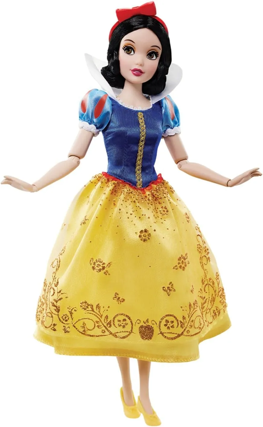 Disney Store Official Princess Story Doll (Snow White) 11 Inches, Includes Coloring Book and Additional Dress, Princess Doll in Classic Outfit, Princess Toys for Girls