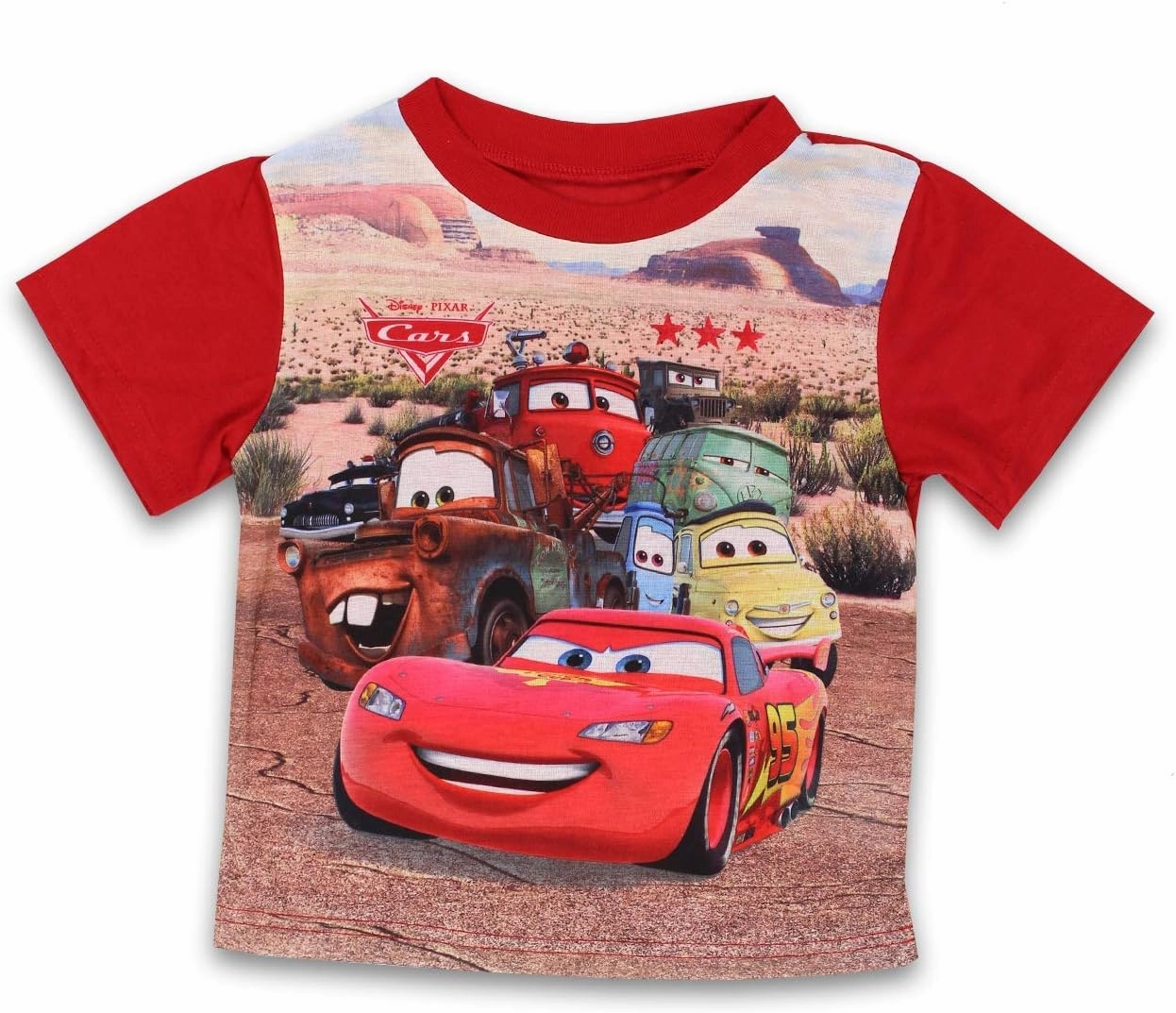 Disney Cars Toddler Boys 2 piece Short Sleeve Pants Pajamas Set
