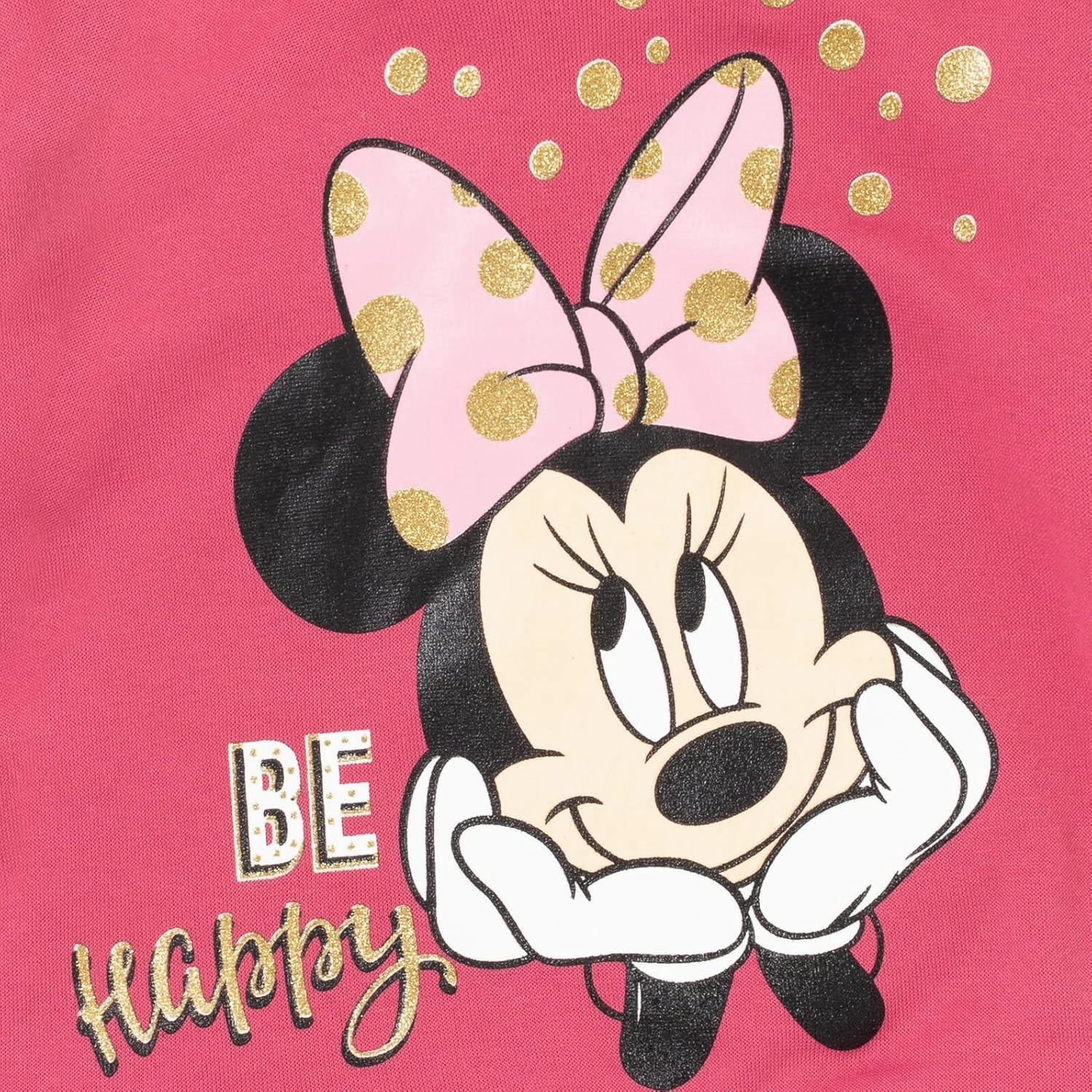 Disney Minnie Mouse Fleece Sweatshirt and Pants Outfit Set Newborn to Big Kid Sizes (Newborn - 14-16)