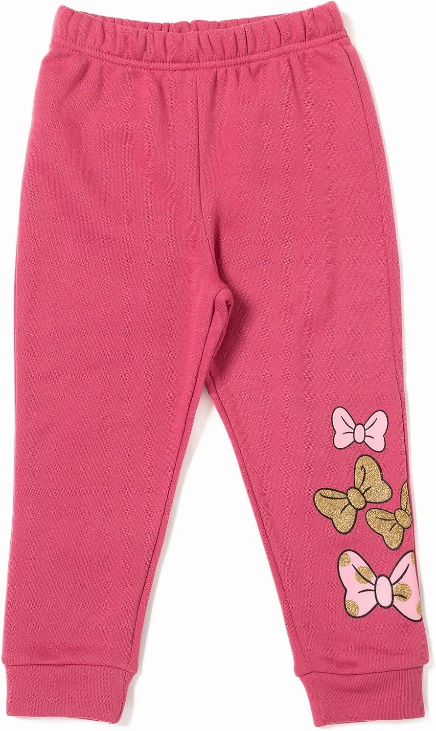 Disney Minnie Mouse Fleece Sweatshirt and Pants Outfit Set Newborn to Big Kid Sizes (Newborn - 14-16)