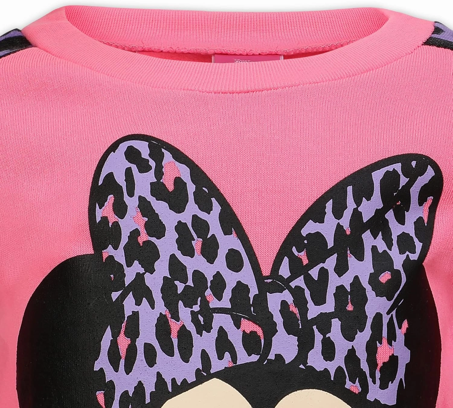 Disney Minnie Mouse Girls Sweatshirt and Pants Set for Toddler and Little Kids