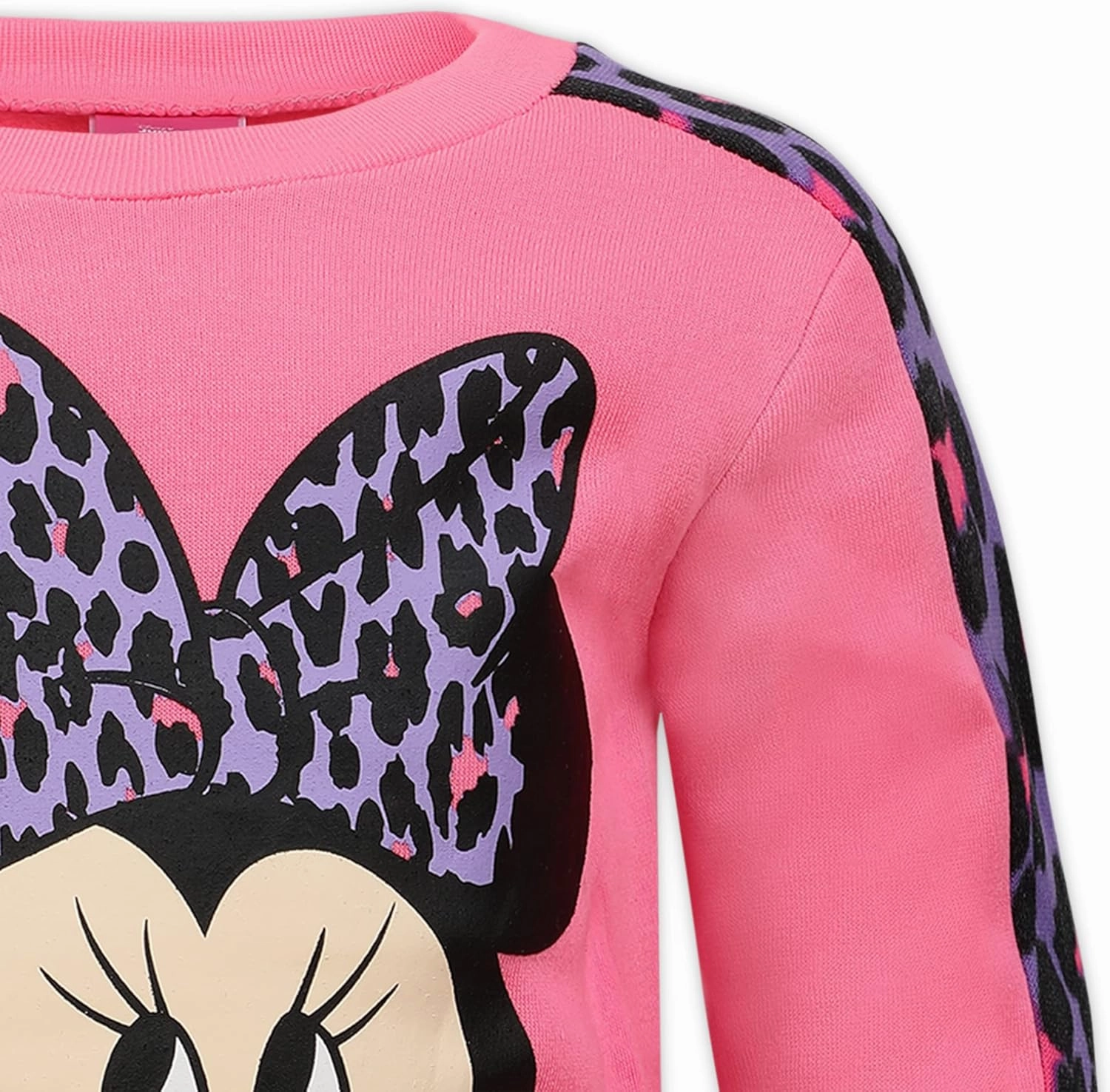 Disney Minnie Mouse Girls Sweatshirt and Pants Set for Toddler and Little Kids