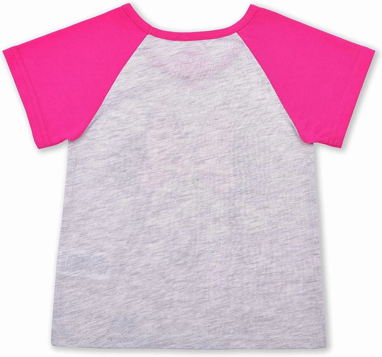 Disney Minnie Mouse Girls’ T-Shirt and Short Set for Infant, Toddler and Little Kids – Pink/Grey