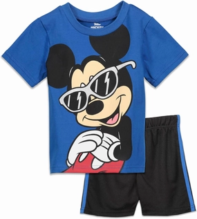 Disney T-Shirt Athletic Mesh Shorts Set