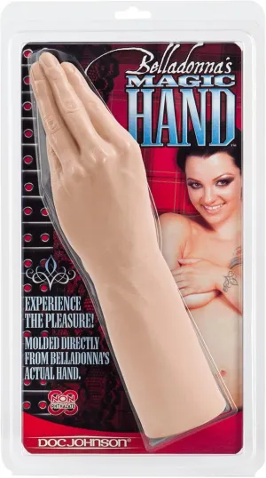 Doc Johnson Belladonna - Magic Hand - 11.5 Inch Hand and Forearm - For Vaginal or Anal Fisting - White