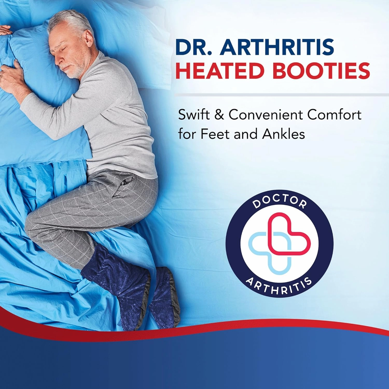 Doctor Developed Heated Booties Foot Warmers for Women Men,Feet Foot Warmer Booties and Handbook Ankle & Feet Warmers
