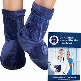 Doctor Developed Heated Booties Foot Warmers for Women Men,Feet Foot Warmer Booties and Handbook Ankle & Feet Warmers