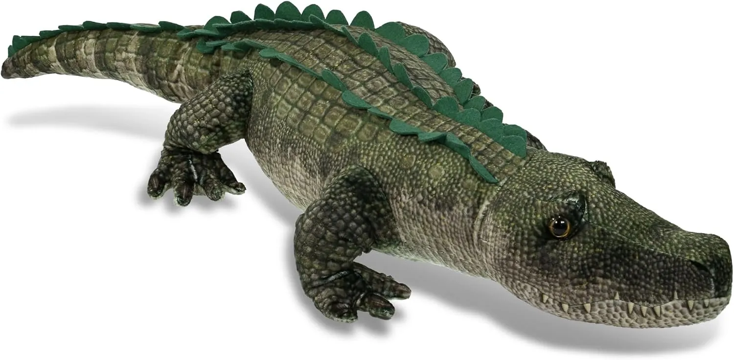 DolliBu Alligator Stuffed Animal - Huggable Plush, Adorable Playtime Alligator Toy, Cute Wildlife Cuddle Gifts, Super Soft Plush Doll Toy for Kids and Adults - 28 Inches