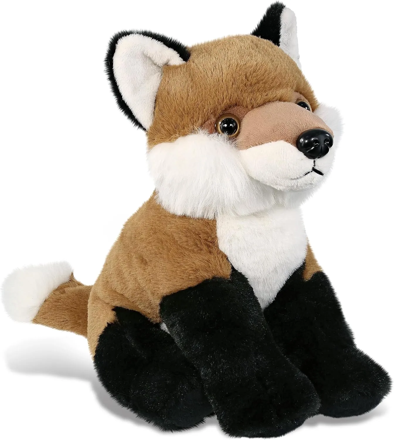 DolliBu Floppy Fox Stuffed Animal - Soft Huggable Floppy Fox, Adorable Playtime Fox Plush Toy, Cute Wild Life Cuddle Gifts, Super Soft Plush Doll Animal Toy for Kids and Adults - 9 inches
