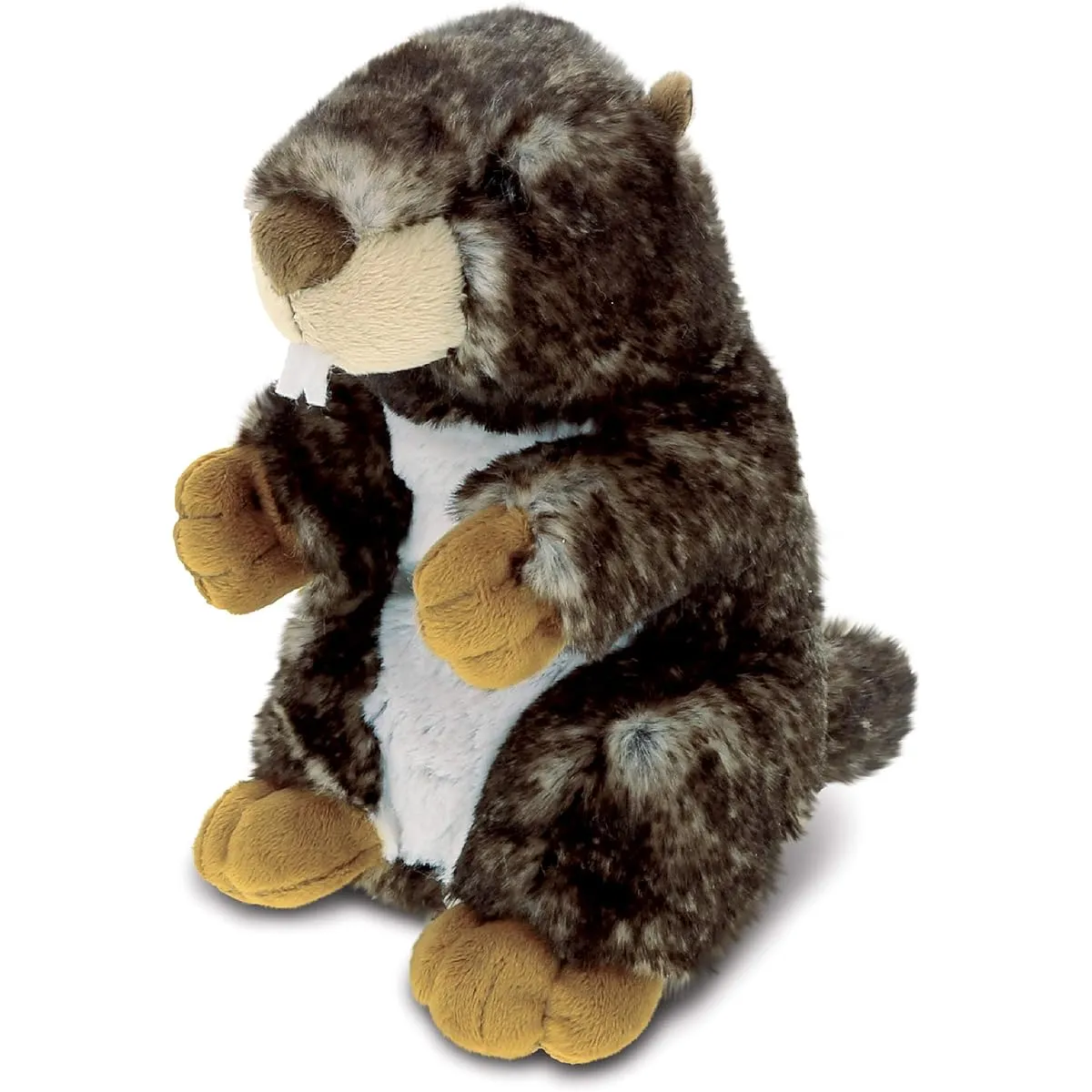 DolliBu Stuffed Animal Marmot Plush Toy - Soft Huggable Brown Marmot, Adorable Playtime Wild Marmot Plush Toy, Cute Wild Animal Cuddle Gift for Kids and Adults - 8.5 Inch