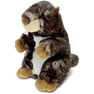 DolliBu Stuffed Animal Marmot Plush Toy - Soft Huggable Brown Marmot, Adorable Playtime Wild Marmot Plush Toy, Cute Wild Animal Cuddle Gift for Kids and Adults - 8.5 Inch