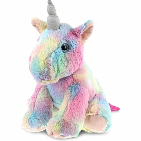 DolliBu Stuffed Unicorn Plush Toy - Soft Huggable Floppy Rainbow Unicorn, Adorable Play Unicorn Plush Toy, Cute Cuddle Gift for Kids and Adults - 12 Inch