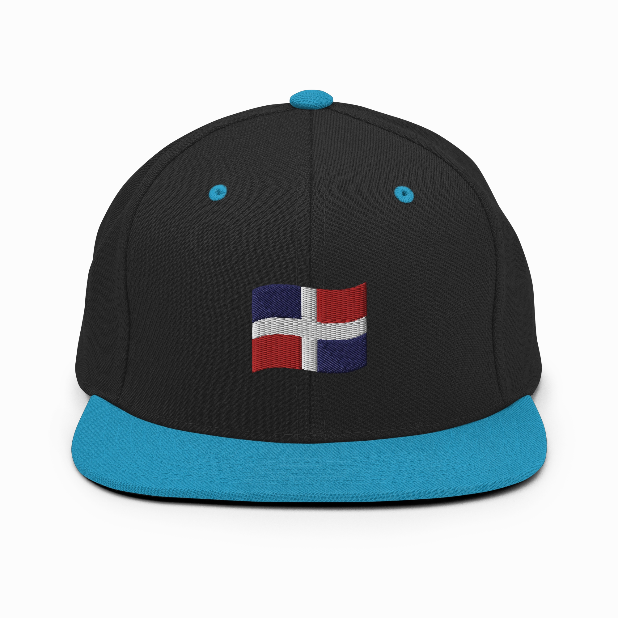 Dominican Republic Flag Emoji Snapback Hat
