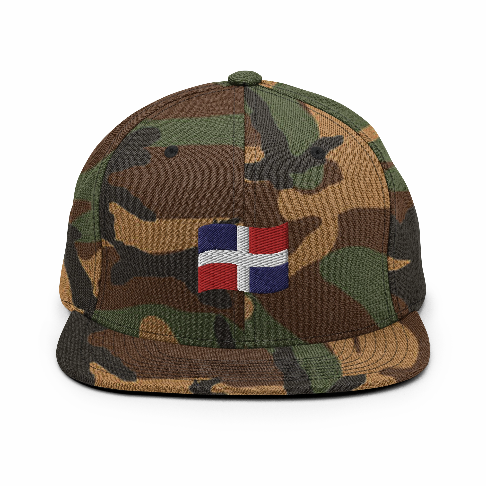 Dominican Republic Flag Emoji Snapback Hat