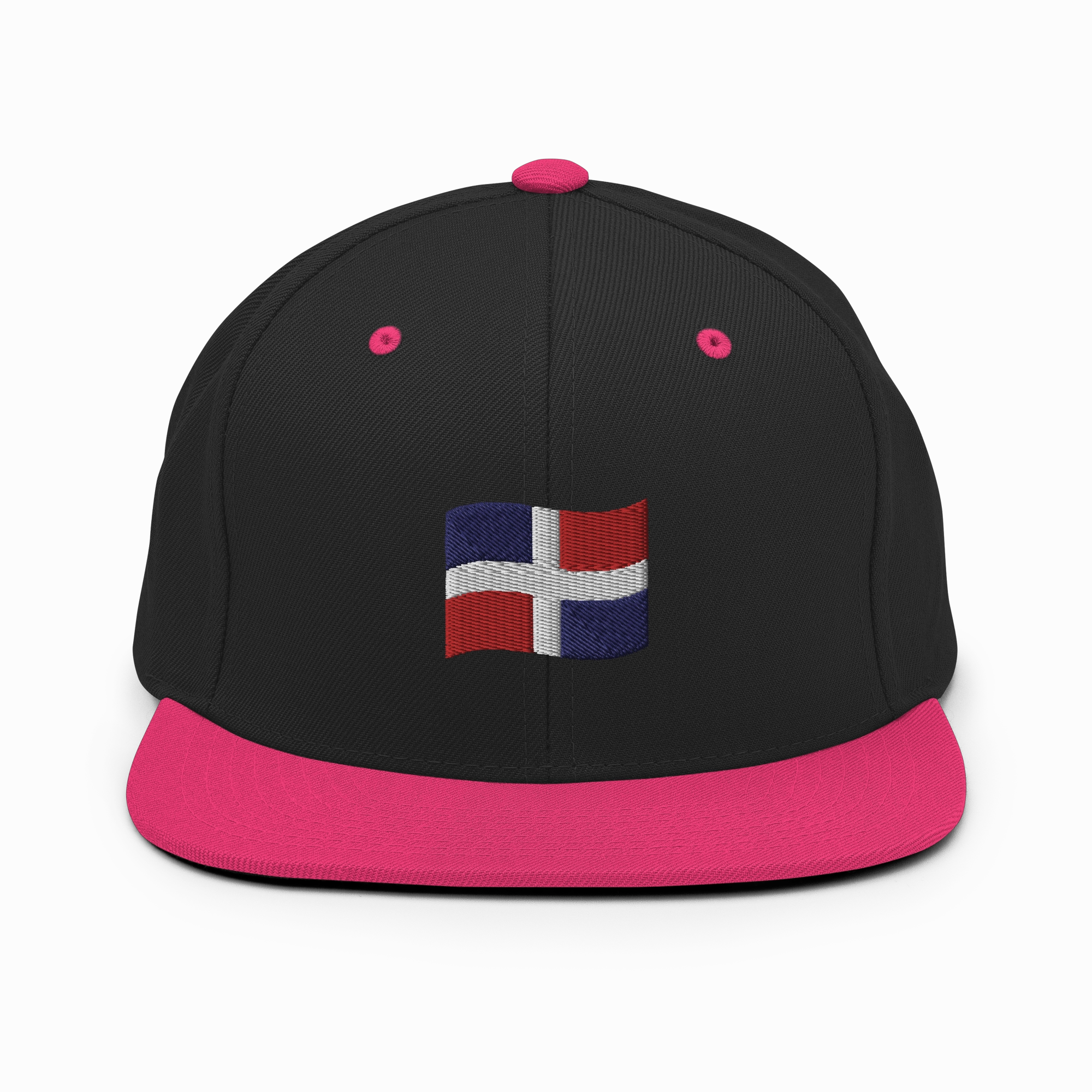 Dominican Republic Flag Emoji Snapback Hat