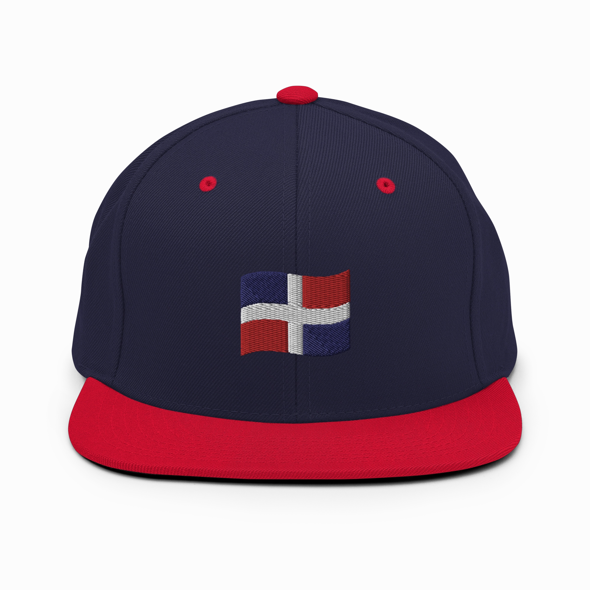 Dominican Republic Flag Emoji Snapback Hat