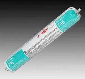 Dow Corning 795 Bronze Silicone Weatherseal Building Sealant, 20 Fluid Ounce Sausages - Case of 16