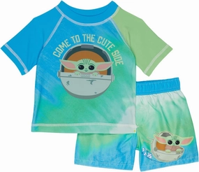 Dreamwave 2 Piece Rash Guard & Swim Trunks Set
