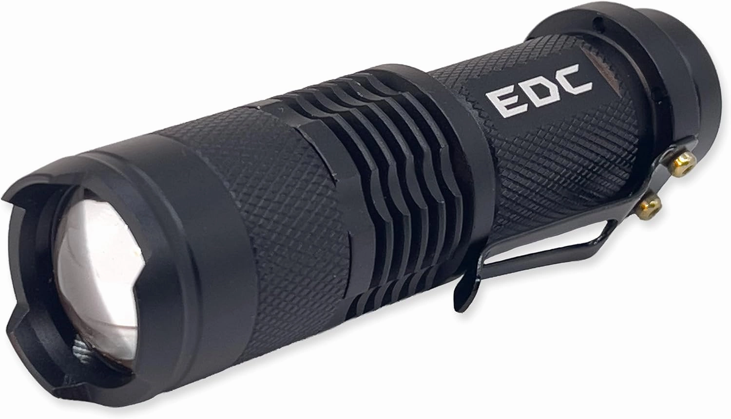 Eagle Beam EDC Flashlight, Incredible Output, fits in Pocket, Adjustable Beam, Long Range, Rechargeable or Regular Battery, Nice Belt Clip, Working, Camping, Walking The Dogs, Portable, Convenient