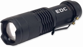 Eagle Beam EDC Flashlight, Incredible Output, fits in Pocket, Adjustable Beam, Long Range, Rechargeable or Regular Battery, Nice Belt Clip, Working, Camping, Walking The Dogs, Portable, Convenient