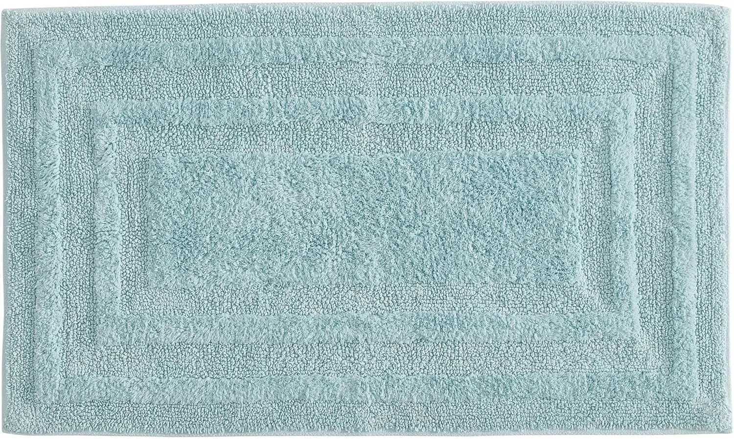 Eddie Bauer - Bath Rug, Soft Plush Tufted with Skid-Resistant Backing, Quick Dry & Super Absorbent (Logan Aqua, 24" x 40")