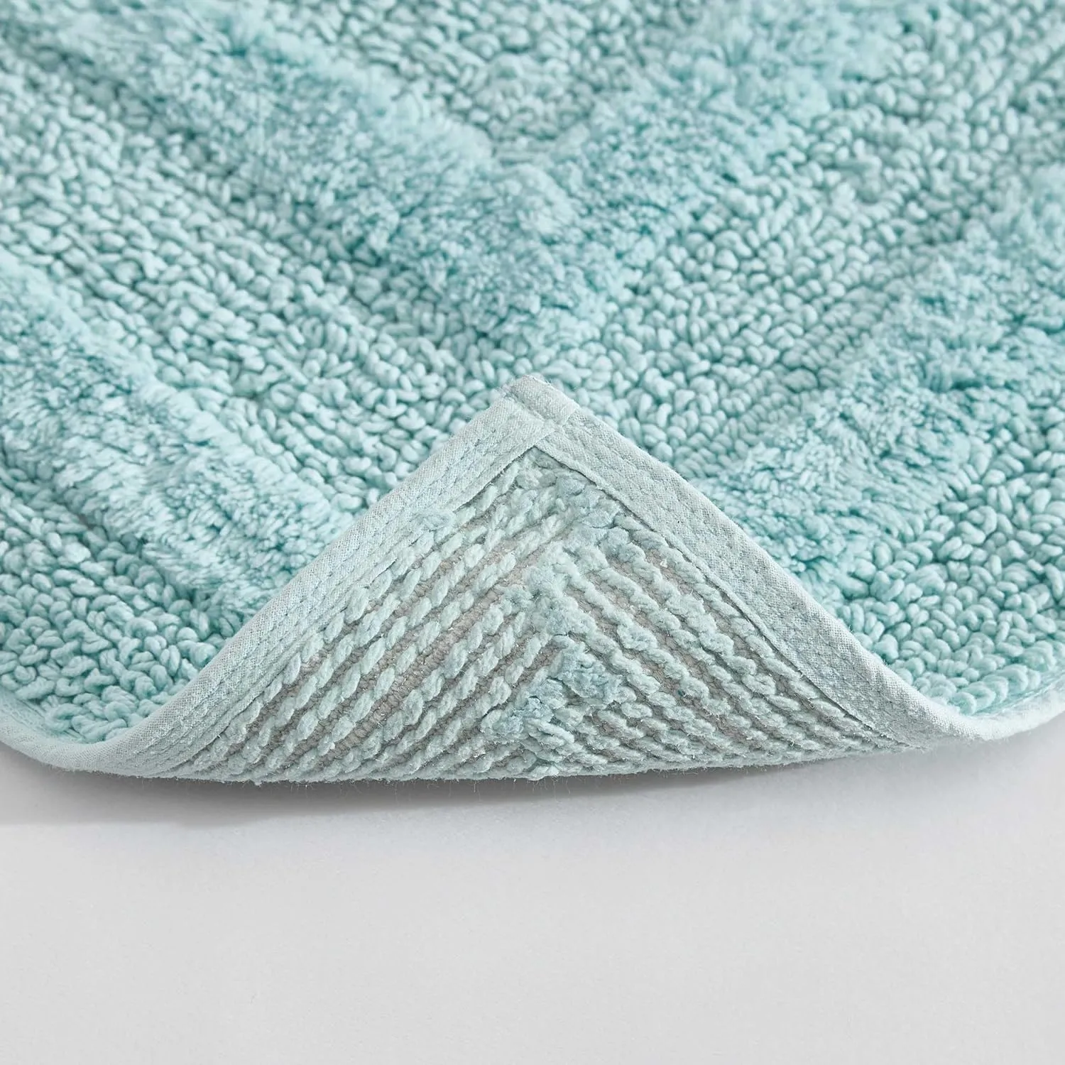 Eddie Bauer - Bath Rug, Soft Plush Tufted with Skid-Resistant Backing, Quick Dry & Super Absorbent (Logan Aqua, 24" x 40")