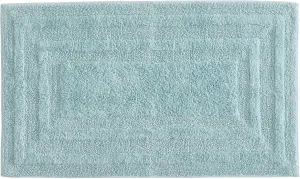 Eddie Bauer - Bath Rug, Soft Plush Tufted with Skid-Resistant Backing, Quick Dry & Super Absorbent (Logan Aqua, 24" x 40")