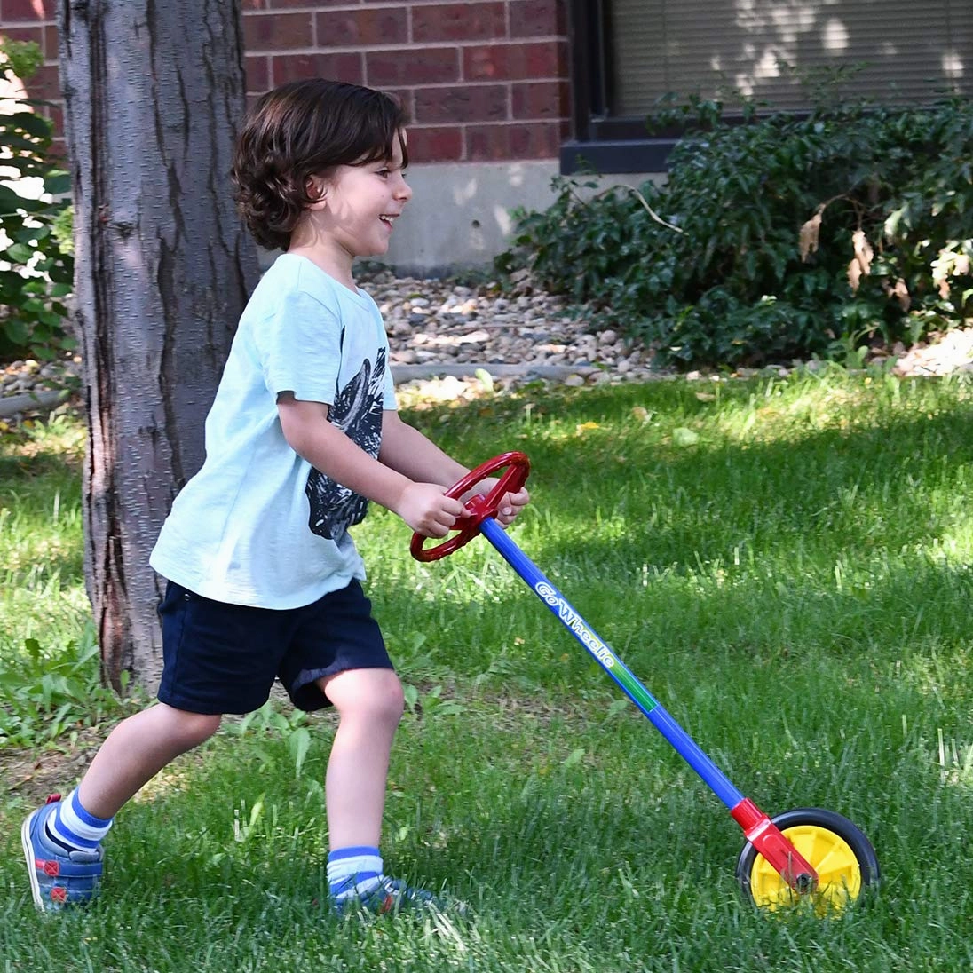 edxeducation Go Wheelie - Steering Wheel for Toddlers and Children - Encourage Role Play, Balance and Coordination - Ages 18m 