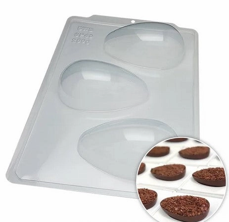 Egg and Bunny Butt Chocolate moulds with sprinkles set