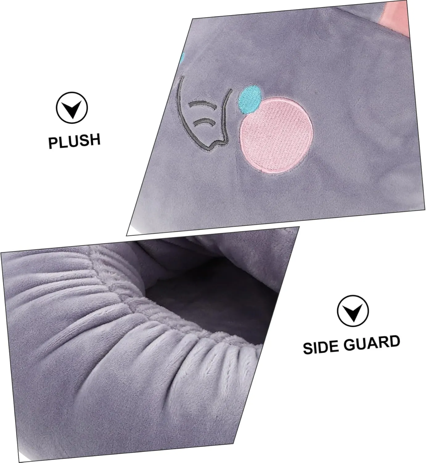 Electric Heating Shoes Plush Material Rechargeable Foot Warmer for Home Dorm and Office