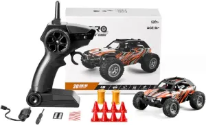 Electric RC Off-Road Model,801 1/32 2.4G RC Vehicle, RC Mini Electric Drift Vehicle Model, Halloween Surprising Car Gift for Teens (RTR Version/Orange), Q3822I0LU16Y