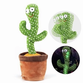 Electric Dancing Talking Singing Cactus Toy