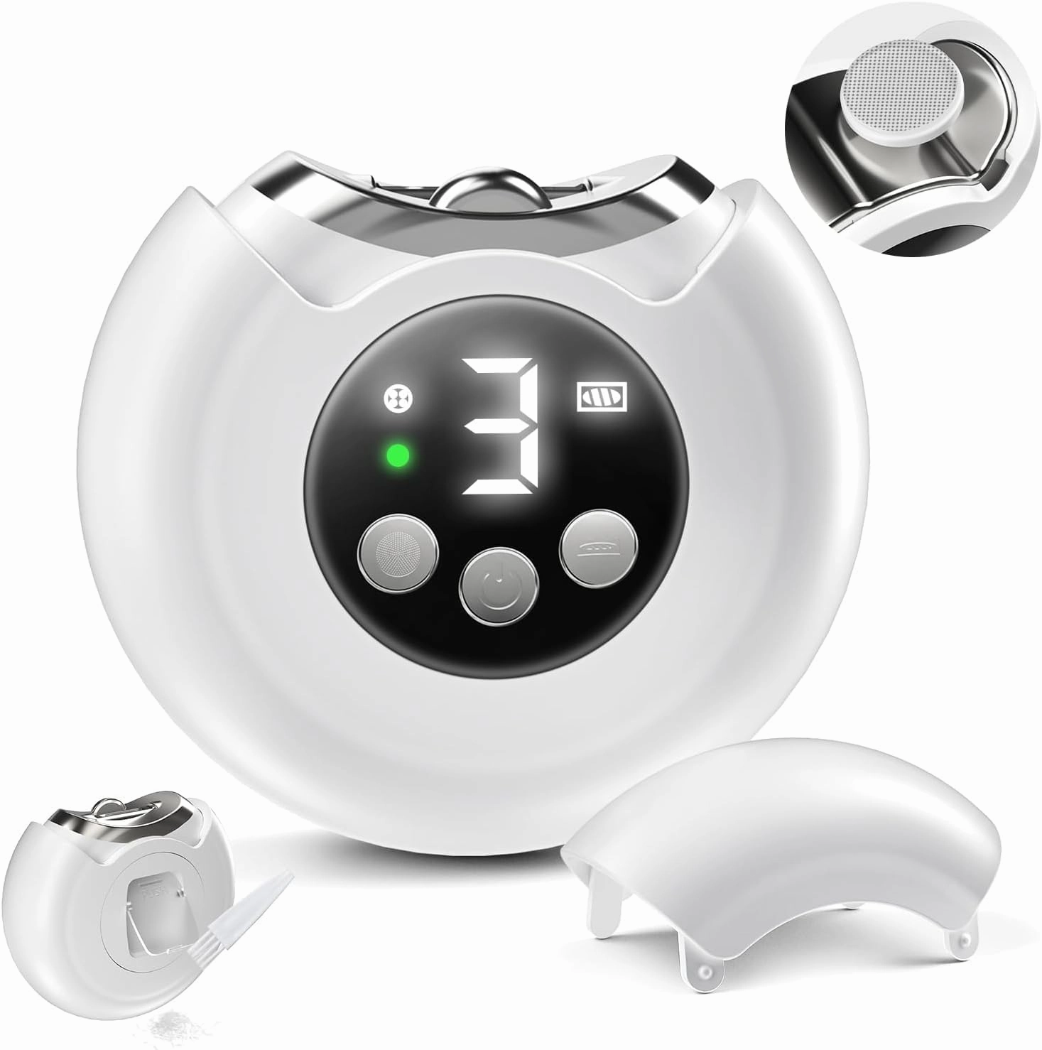 Electric Nail Clipper,VBXBKC 3 Speeds Electric Automatic Nail Clipper with LCD Digital Display,Safety Electric Trimmer for Baby Seniors and Adult