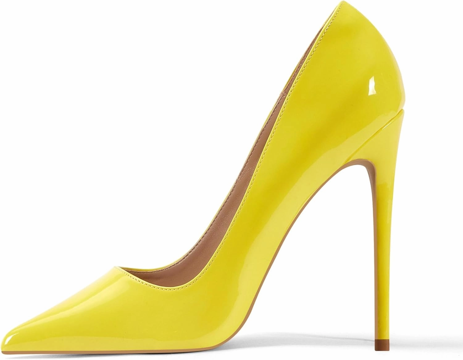 Elisabet Tang Women Pumps, Pointed Toe High Heel 4.7 inch/12cm Party Stiletto Heels Shoes