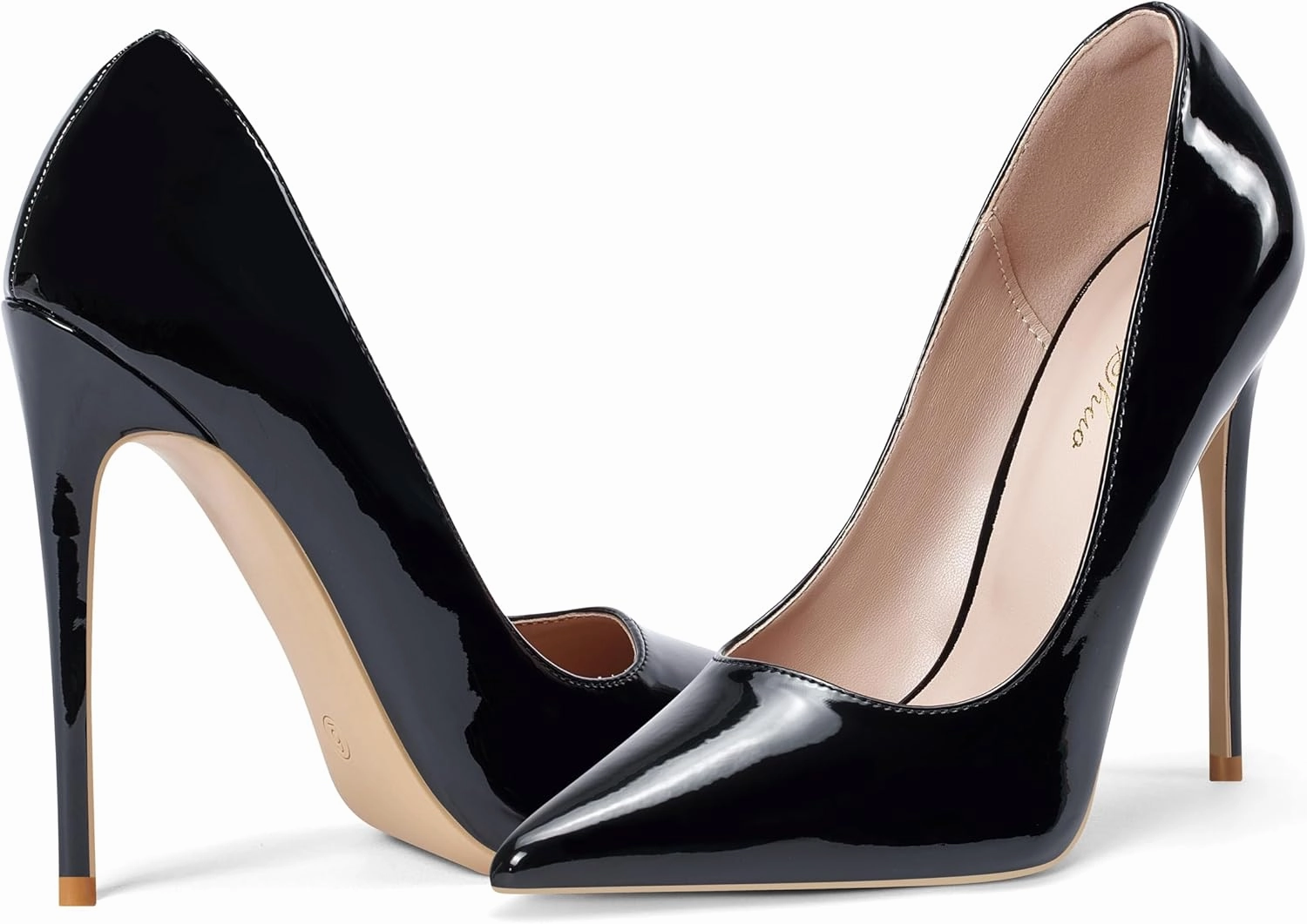 Elisabet Tang Women Pumps, Pointed Toe High Heel 4.7 inch/12cm Party Stiletto Heels Shoes Matte