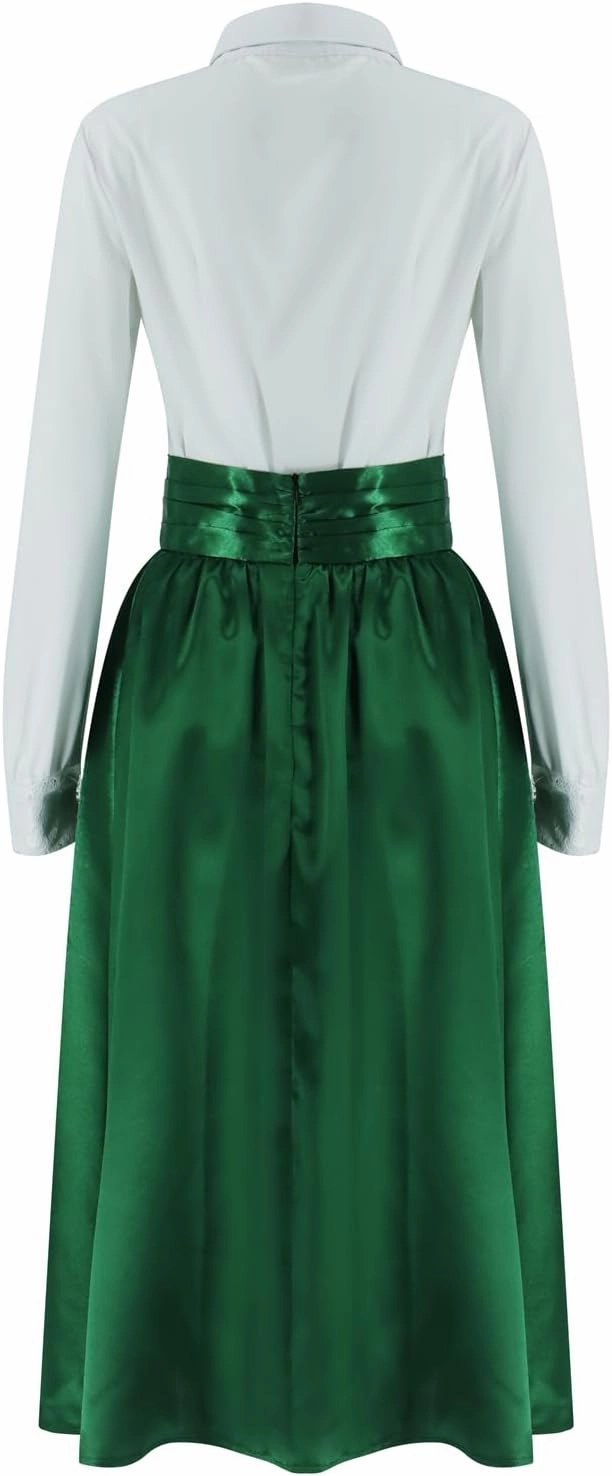 Ellen Griswold Costume Christmas Vacation Ellen Shirt Skirt Brooch Set Vintage Dress for Women