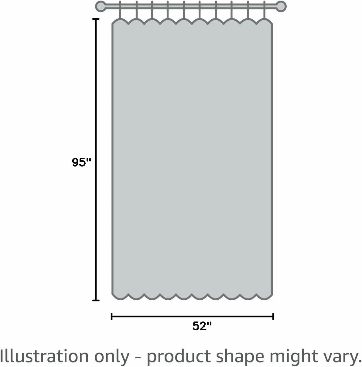 Elrene Home Fashions Westport Floral Tie-Top Sheer Window Curtain, 52" x 95" (1 Panel), Grey