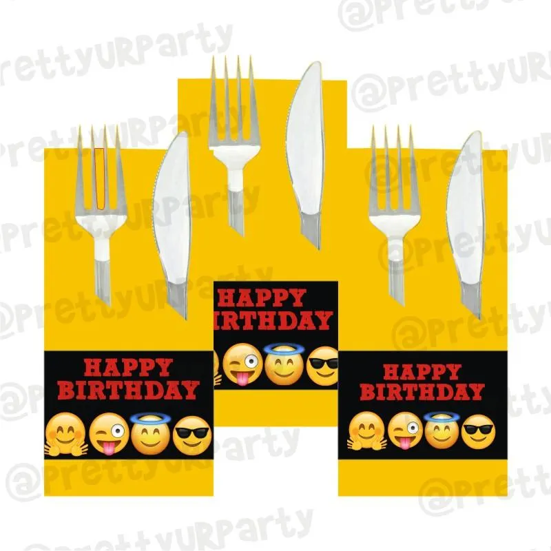 Emoji Theme Napkin Rings