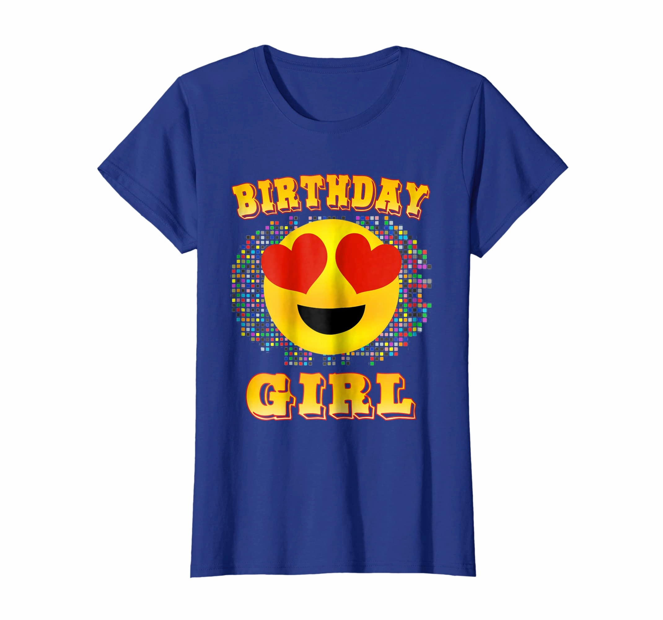 Emoji Birthday Girl Shirt Heart Eyes Emoticon Party Theme