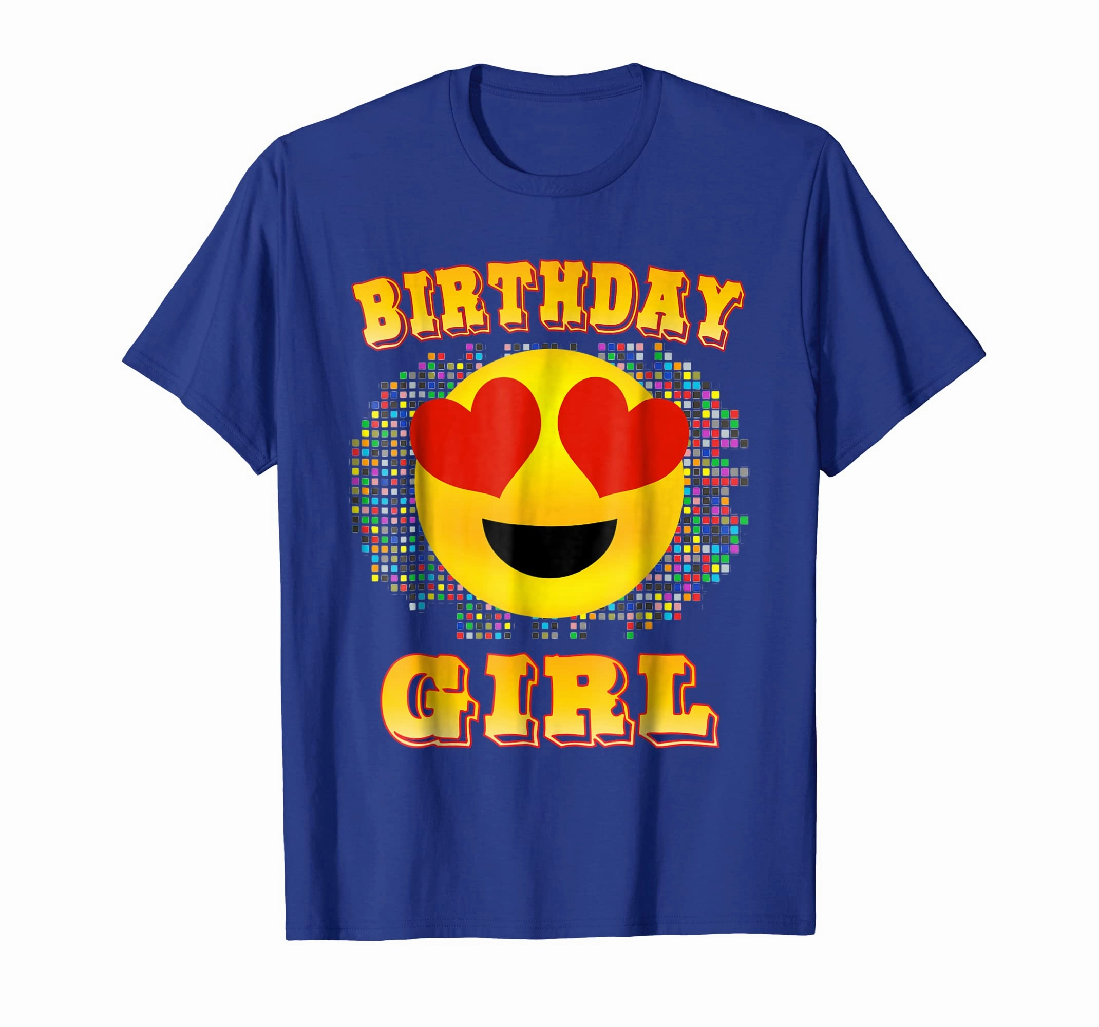 Emoji Birthday Girl Shirt Heart Eyes Emoticon Party Theme