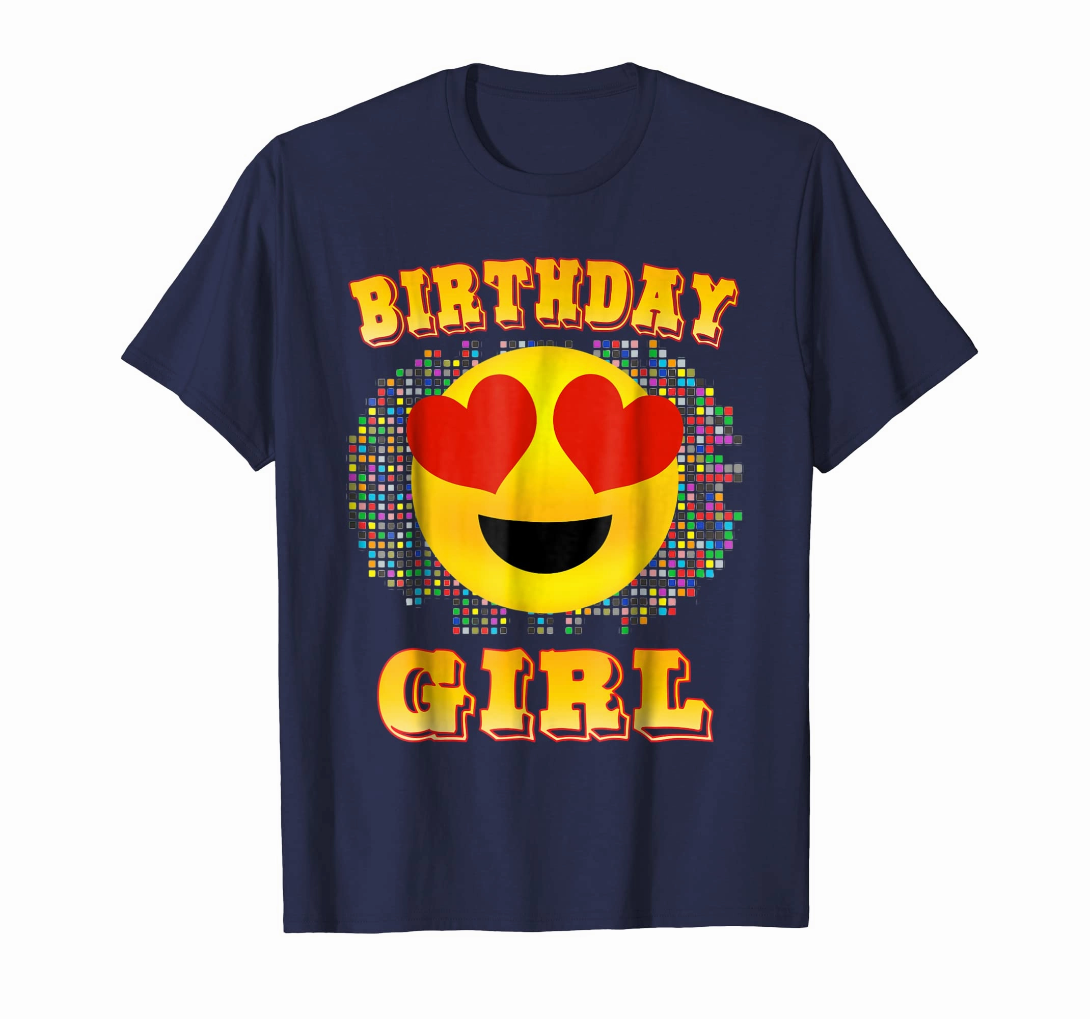 Emoji Birthday Girl Shirt Heart Eyes Emoticon Party Theme