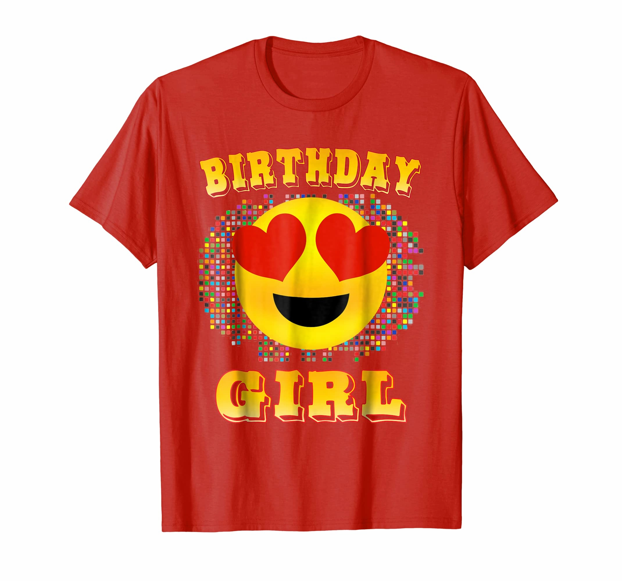 Emoji Birthday Girl Shirt Heart Eyes Emoticon Party Theme