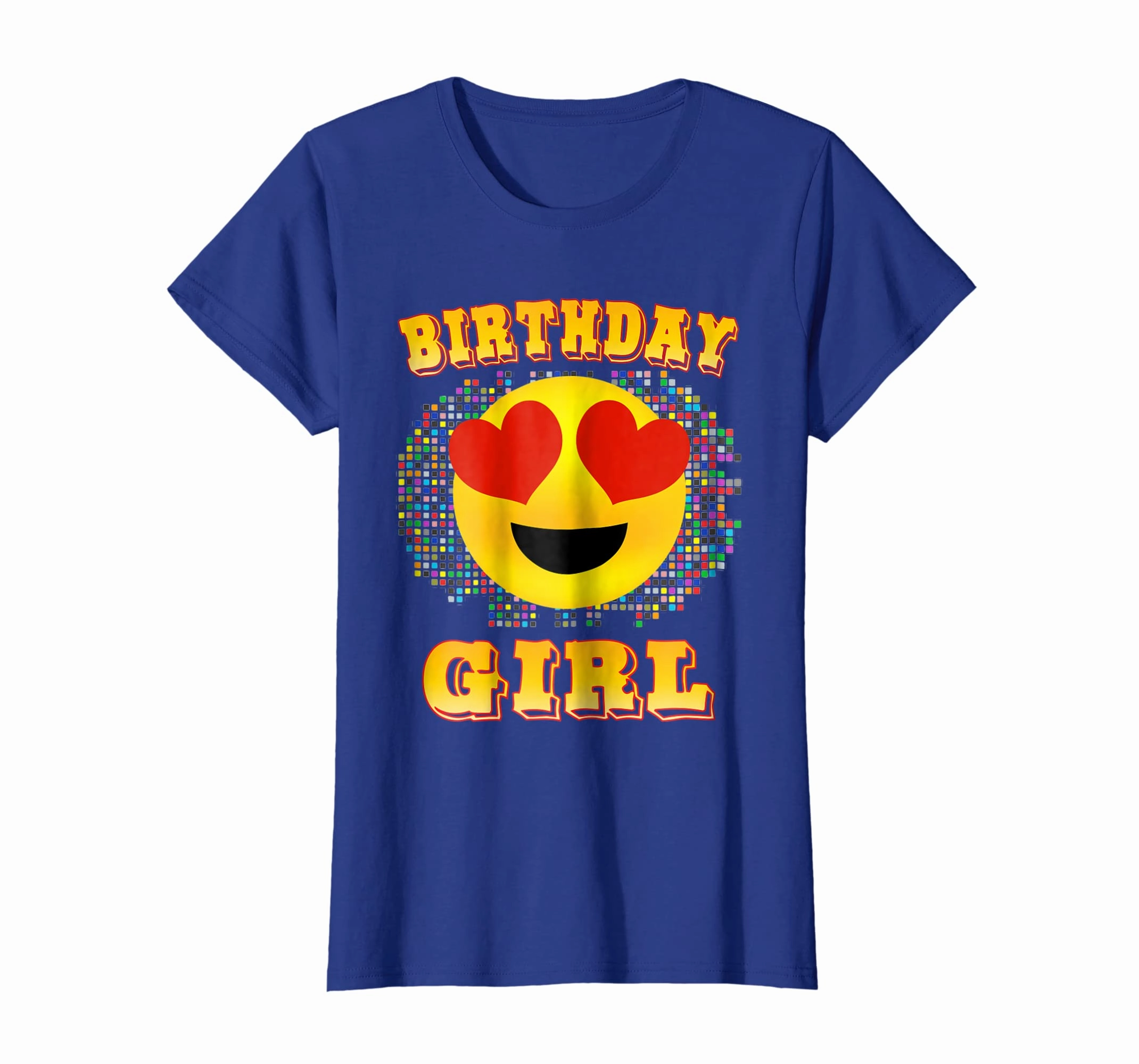 Emoji Birthday Girl Shirt Heart Eyes Emoticon Party Theme