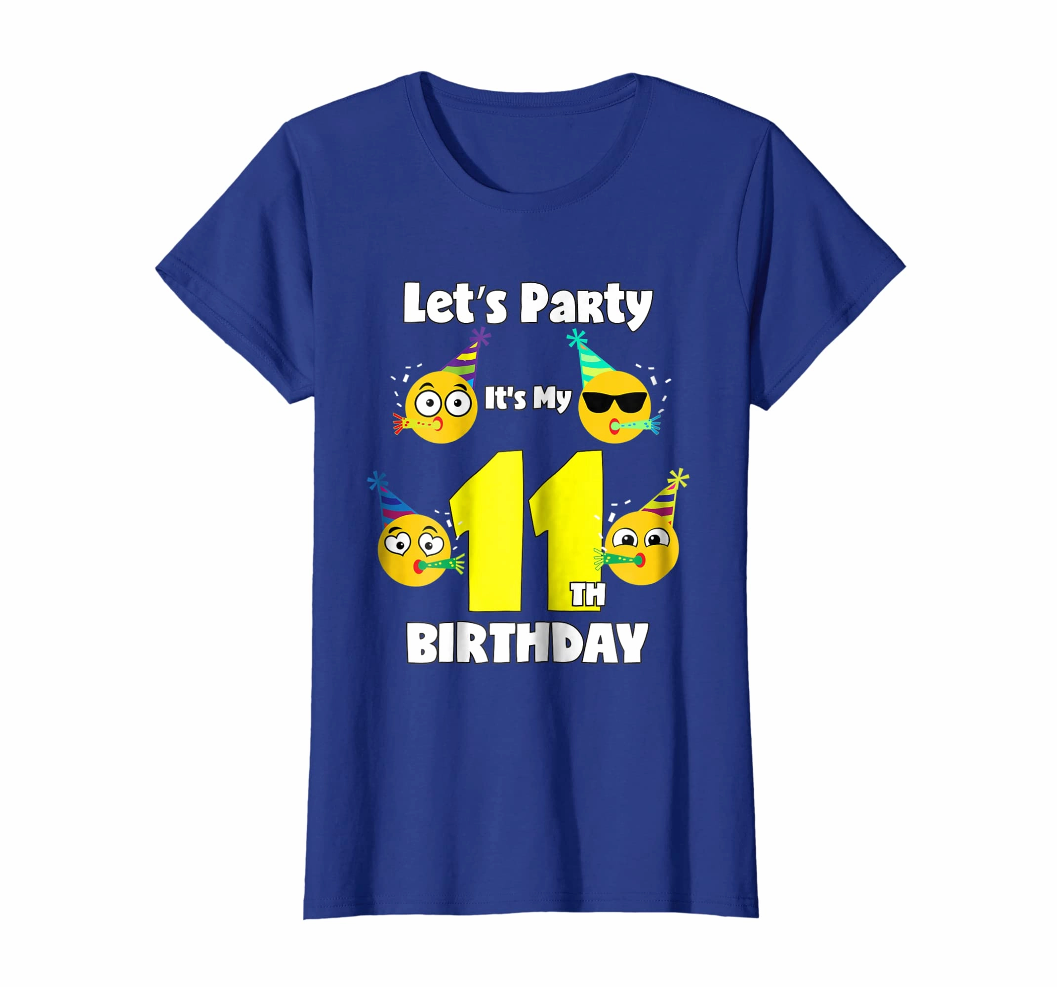 Emoji Birthday Shirt For 11 Year Old Girl Boy Toddler Fun