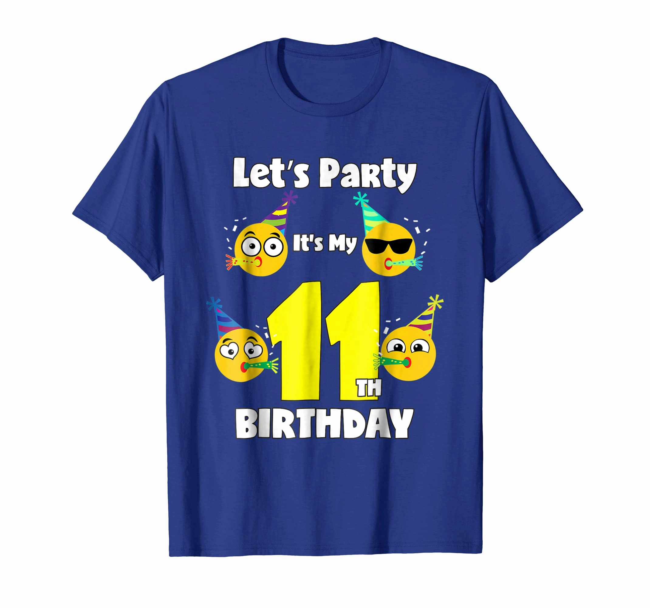 Emoji Birthday Shirt For 11 Year Old Girl Boy Toddler Fun