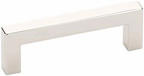 Emtek 86708US14 Warwick Cabinet Pull Polished Nickel (8" Screw Hole Centers)